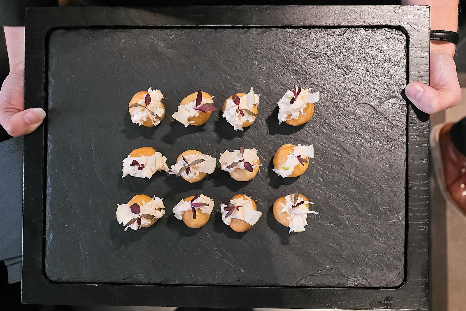 Canapes at Corporate Event Planned by La Fete